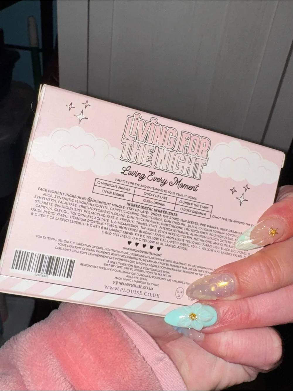 Living for the night eye & face palette
